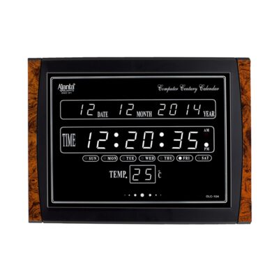 OLC 104 WHITE DIGITAL CLOCK