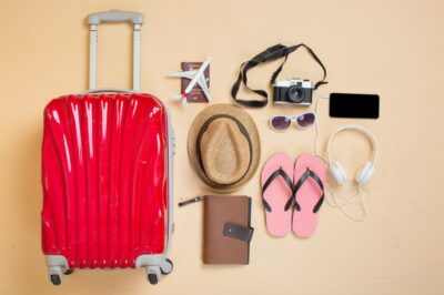 suitcase with traveler accessories 1150 17822
