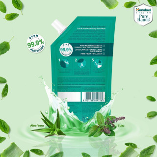 b0828wwrkk himalaya pure hands moisturizing tulsi and aloe hand wash refill 750 ml 5 320x320 1