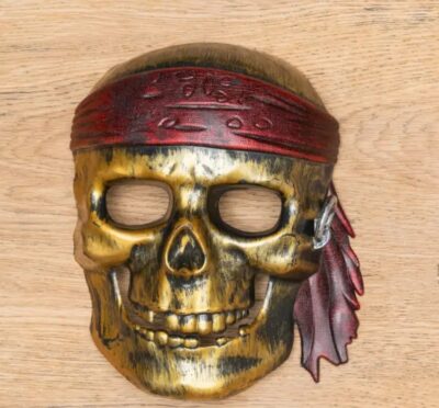 Gold Skull Face Mask (Yash:112)