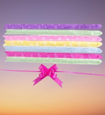 Multi Colors Elegant 15mm Ribbon Bow for Gifting & Decor (Yash-215)