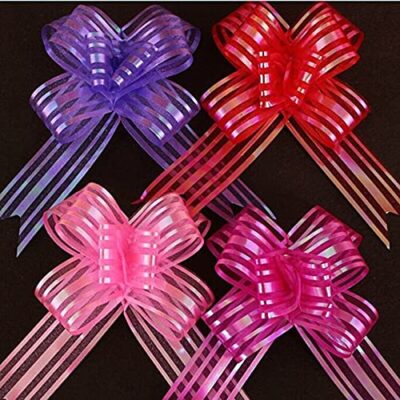 Graceful 50mm Net Bow for Weddings & Decor (Yash-222)
