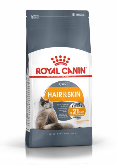 Royal Canin Hair & Skin Care Cat Food, 2 Kg, Dry Food, Supports Healthy Skin and Shiny Coat, Proven Results in 21 Days