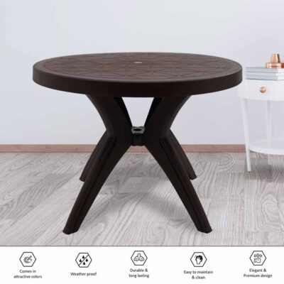 Supreme Marcus Cross Leg Round Dinning Table