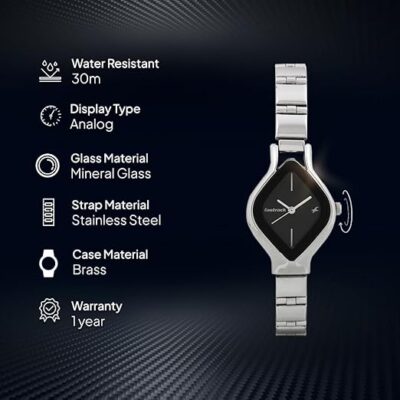 Fastrack Analog Black Dial Women's Watch NM6109SM02/NN6109SM02/NP6109SM02