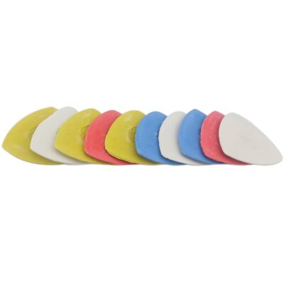 Ogrmar Professional Tailor’s Chalk | Triangle Fabric Chalk Markers | Multi-Coloured | Set of 10