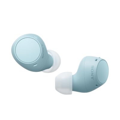 (Refurbished) Sony Wf-C510 Truly Wireless Bluetooth Earbuds with Mic, TWS, in Ear, Up to 22 Hours Battery, Ambient Sound Mode, Small and Comfortable, Ipx4- Blue