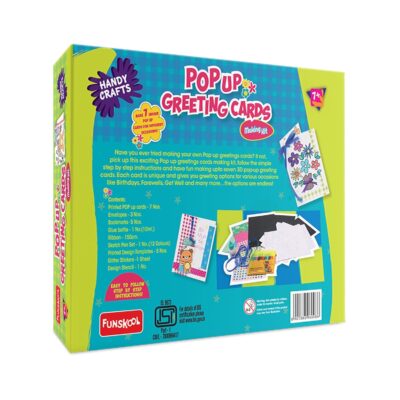 Handycrafts Greeting Cards Making Kit, DIY Kit, Art and Craft Set for Kids, Learning, Fun & Engaging Activity for Childrens, Multicolour, Gift Set for Kids, Age 7+ Years