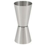 Dynore Stainless Steel Tall Peg Cocktail Jigger | Double-Sided Shot Glass Bar Tool (30/60 ml)