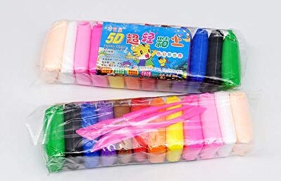 Samvardhan Non-Toxic Foam Clay Set | 12 Bright Colors with 3 Tools | Pack of 36 (3 Pieces Each Color) | Soft, Safe & Creative Clay for Kids