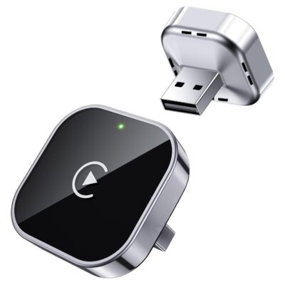 Car Accessories 2025 - Wireless CarPlay Adapter | Android Auto Wireless Adapter | 2-in-1 CarPlay & Android Auto | Bluetooth 5.3 & 5.8GHz WiFi | Cortex A7 Pro