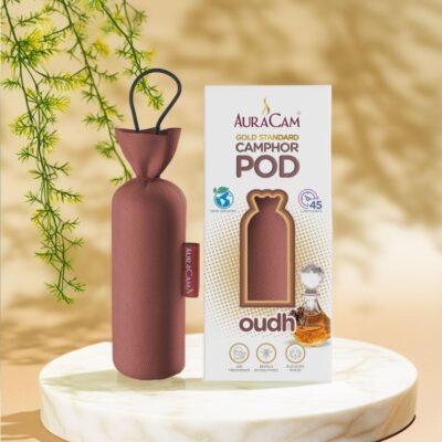 Gold Standard Camphor Pods (1 Original + 1 Oudh) - Pack of 2 - Organic Camphor Cone Air freshener For Room, Car, Bathroom, Office & Toilet | Long-Lasting Camphor pods