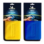 500 GSM Pack of 2 (40x40 cm) Microfiber Cleaning Cloth for Car Double Sided, Super Absorbent, Lint-Free & Scratch-Free, Durable Ultra-Plush Cleaning Towel for Car, Bike & Glass