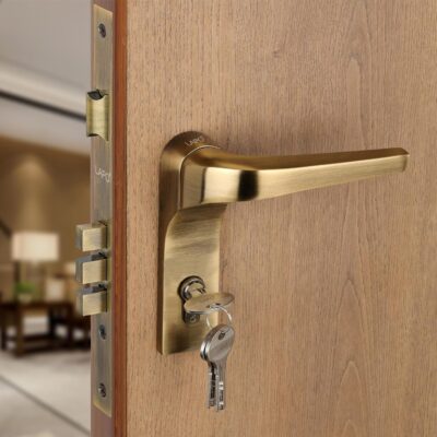 LAPO Heavy Duty Mortise Door Lock – RO-276, Antique Finish, Zinc Alloy, Lock Body Set with 3 Keys (3-Year Warranty)