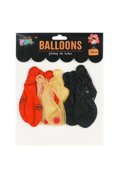 Multicolor Latex Balloons – Pack of 15 Balloons for Parties & Events