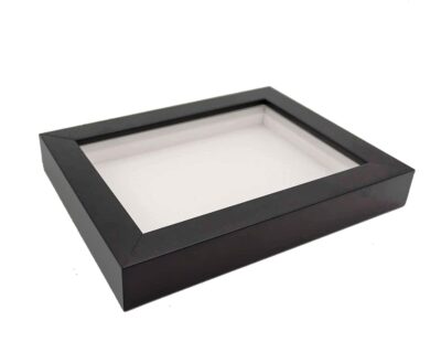 KALA POTLII Wooden Shadow Box Wall Photo Frame for Home & Office Décor (Black, 7x9 Inch)