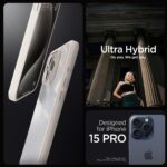 Spigen Ultra Hybrid Case for iPhone 15 Pro (Natural Titanium)