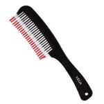 Vega Detangling Comb with 2 Row Teeth for Women & Men | Wide Tooth Anti-Static Hair Comb for Smooth & Frizz-Free Styling | Hair Comb for All Hair Types | (India's No. 1* Hairbrush Brand) | (1265)