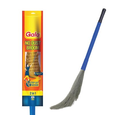 Gala No Dust Broom 2 in 1 with Extendable Handle for Ceiling and Floor Cleaning, Long Handle Jhadu