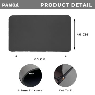 PANCA Dish Drying Kitchen Mat | Large 40×60 cm Water Absorbent & Anti-Slip Utensil Organizer | Foldable, Quick-Dry Mat for Sink, Dining Table & Countertop
