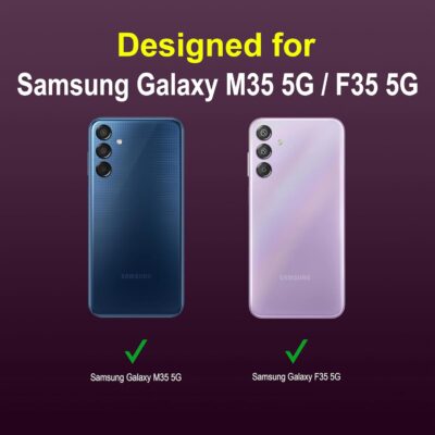 Zapcase Liquid Silicone Case for Samsung Galaxy M35 5G (Lavender)v