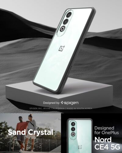 Spigen Essential Sand Crystal Matte Black Case for OnePlus Nord CE4 5G