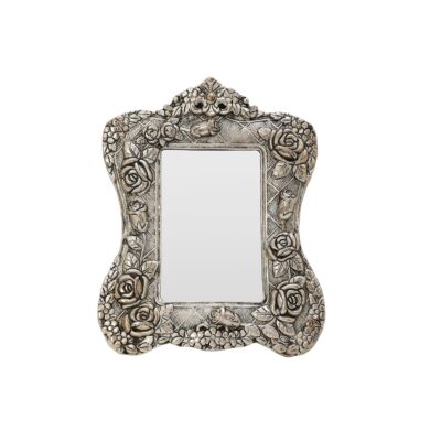 INTERNATIONAL GIFT Silver Metal Photo Frame with “Best Wishes” Design | Elegant Aluminium Picture Frame for Tabletop & Home Décor | Ideal Gift for Weddings, Anniversaries & Specia