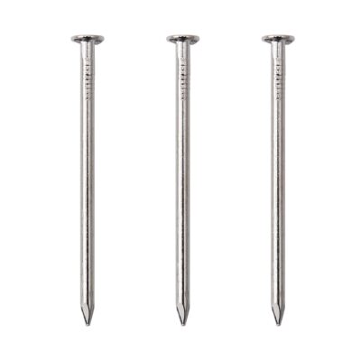 JEGONFRI 2 Inch Hardware Nails (120 Pcs) – Nickel Plated Carbon Steel, Silver