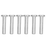 100pcs M4 Solid Aluminum Flat Head Rivets – GB867 Countersunk Head Rivet Kit (M4×20)