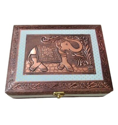 Storage Box With Elephant Design, Jewellery Organizer For Women, Jewelry Box, Return Gifts Women