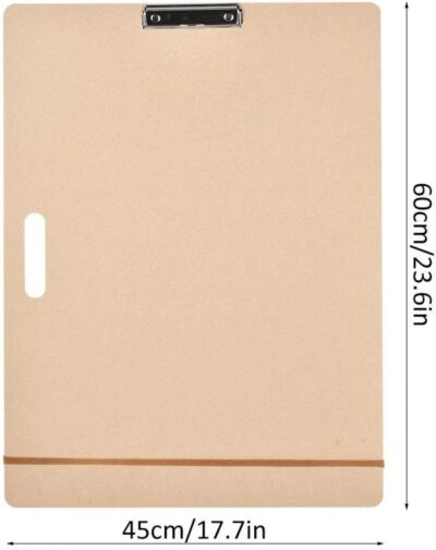 Worison A2 Drawing & Sketch Board with Handle, Clip & Rubber Band