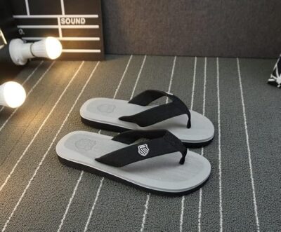 ILU Slipper For Men's Ortho Care Flip Flops Orthopedic Diabetic Doctor Dr House Slides Home Bathroom Gent's Clogs Soft Foam Outdoor Grey- 6 UK