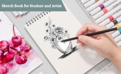 GREESHMA Artists Wiro Bound Sketch Book | Spiral | A3 Size | 100 Pages - 160 GSM | Ideal for Drawing, Sketching, Mandala, Shading Art, Students, School, Office | Medium Surface,Natural Grain