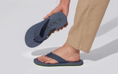 Neeman's The Humble Flips for Men | Lightweight & Cushioned Daily Slippers with Anti-Skid Textured Rubber Sole for Superior Grip & Ultra-Soft, Skin-Friendly Straps