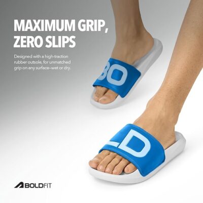 Boldfit Slippers for Man Feather Light Chappal for Man Anti Skid Sliders for Men Soft Cushioned Slides for Men Casual Men's Sliders for Boys Men's Slippers