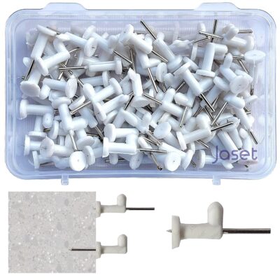 Sahmbi Innovations Wall Mounting Nails/Hooks (100 Pcs, Small) – No Drill, Invisible Wall Hooks for Light Items