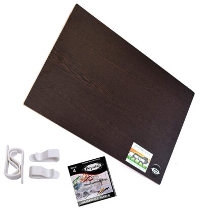 POPULAR 16x24 Inch Multipurpose Laminated Drawing & Study Board – 8mm Thick (Dark Wenge)