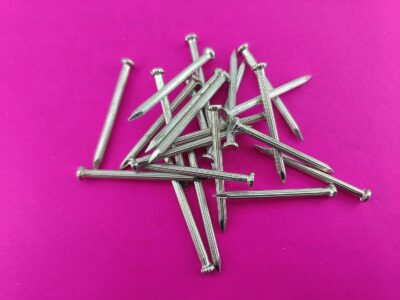 advancedestore Heavy-Duty Steel Nails (2.5 Inch, 25 Pcs) – Rust-Free Anti-Corrosion Nails for Wall, Wood & Concrete