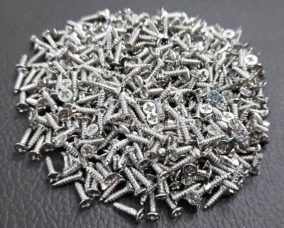 Tia 2mm Silver Screws (M2x8mm, 480 Pcs) – Small Hardware & DIY Furniture Screws