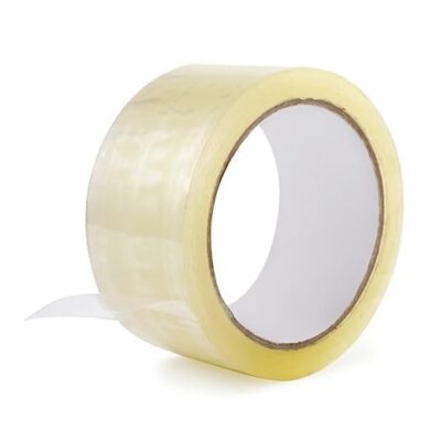 Transparent Cello Tape - 65 Meters in Length,72mm / 3" Width,50 Microns, Best and high Grade Quality BOPP Film Packaging Tape for E-Commerce Box Packing,Mailing Tape Office and Home use (Pack of 1)