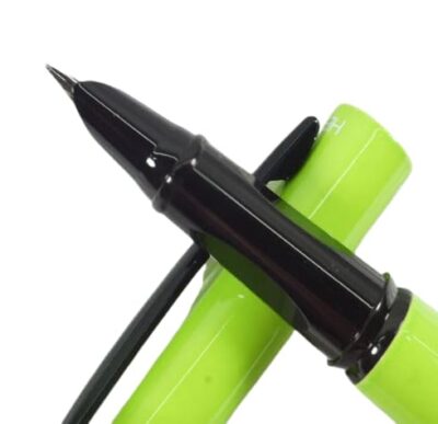 Hero Pen Original 1301D Ultra slim compact Ink Pen | Fine Nib Fountain Pen with Refillable Ink System for Smooth Writing | Premium Glossy Green Finish | Ideal for Students,Doctors & Gifting- Green