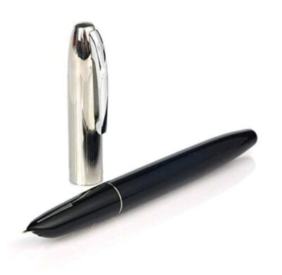 HERO Model number 565-Luxury Original Aerometric pen- Ergonomic Design, Fine Nib, Stainless Steels Cap- with Premium Gift Pen Box -Black color– Ideal for Students, Professionals & Gifting