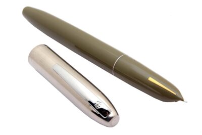 Hero Original Fountain Pen 565 | Aerometric Arrow Mark Ink Pen Stainless Steel Cap Fine Nib Military Green Color Pen