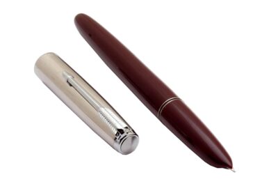 Hero Original 616 Doctor Pen | Aerometric Fountain with 0.3mm | Ink Pen Fountain, Stainless Steel Cap Fine Nib Maroon Color for Student and Doctor - Pack of 1