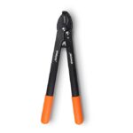 Sharpex Heavy-Duty Professional Anvil Lopper with Compound Action, 2-Inch Cutting Capacity, Sturdy Nylon Handles and TPR Grip | Reliable Garden Pruning Tool for Effortless Cutting – Black