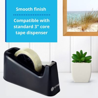 BOPP Packaging Clear Tape - 24MM x 65 Meter| Pack of 6 | for Packaging, Decorating and DIY works