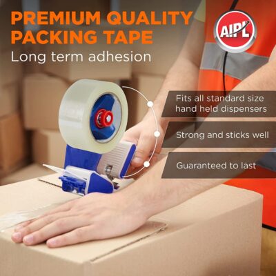BOPP Packaging Clear Tape - 72MM x 50 Meter| Pack of 4 | for Packaging, Decorating and DIY works