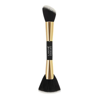 Lakme Absolute Makeup Master Tools - Dual Ended Blush and Contour Brush
