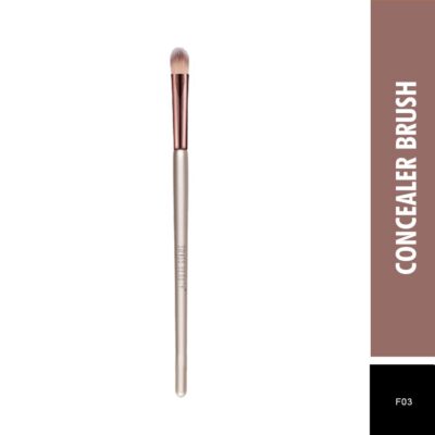 Swiss Beauty Powder Brush Concealer Brush, Silver