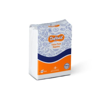 DAFFODIL Tissue Paper Napkins - 8 Packs (60 Pulls/Pack, Total 480 Pulls) Soft Tissue Paper, High Absorbent Paper Napkin, Perfect for Daily Use, Parties, and Dining Essentials.